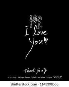 Handwritten calligraphy / anniversary greeting - vector