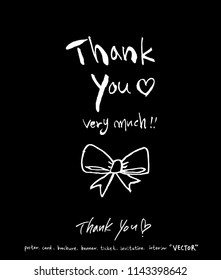 Handwritten calligraphy / anniversary greeting - vector