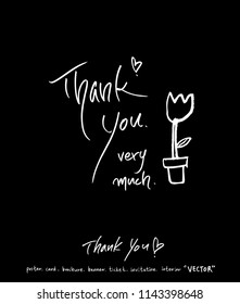 Handwritten calligraphy / anniversary greeting - vector