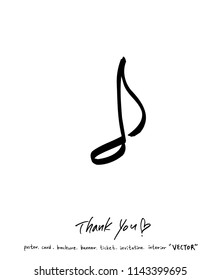 Handwritten calligraphy / anniversary greeting - vector