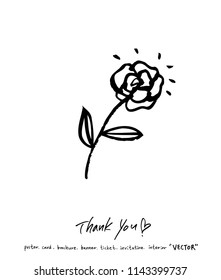 Handwritten calligraphy / anniversary greeting - vector