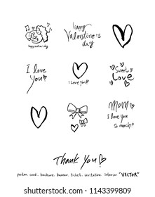 Handwritten calligraphy / anniversary greeting - vector