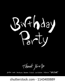 Handwritten calligraphy / anniversary greeting - vector