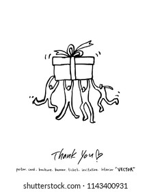Handwritten calligraphy / anniversary greeting - vector