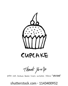 Handwritten calligraphy / anniversary greeting - vector