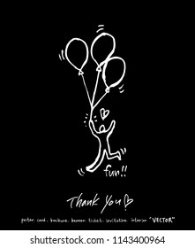 Handwritten calligraphy / anniversary greeting - vector