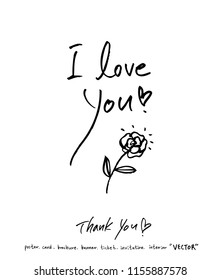 Handwritten calligraphy / anniversary greeting - vector