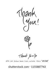 Handwritten calligraphy / anniversary greeting - vector