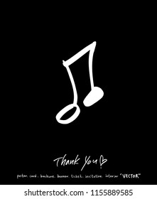 Handwritten calligraphy / anniversary greeting - vector