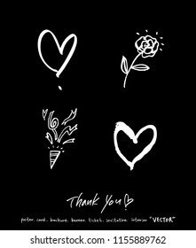 Handwritten calligraphy / anniversary greeting - vector