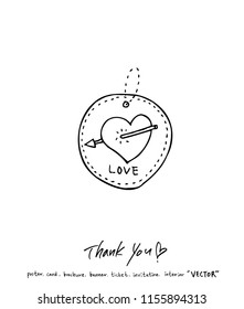 Handwritten calligraphy / anniversary greeting - vector