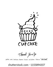 Handwritten calligraphy / anniversary greeting - vector