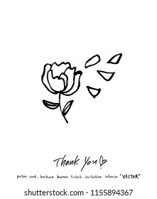 Handwritten calligraphy / anniversary greeting - vector