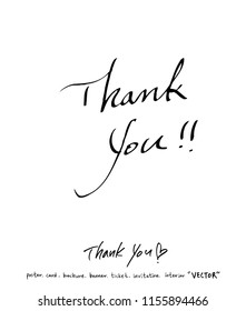 Handwritten calligraphy / anniversary greeting - vector
