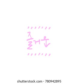 Handwritten calligraphy / Good work / Korean greeting - vector