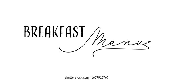 21,961 Breakfast Calligraphy Images, Stock Photos & Vectors | Shutterstock