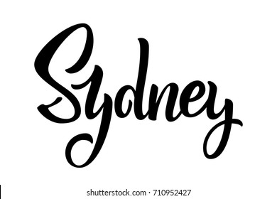 2,608 Sydney lettering Images, Stock Photos & Vectors | Shutterstock