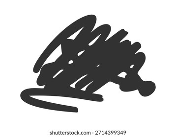 Handgeschriebenes Doodle skizzenhaft, gekritzelter Stil