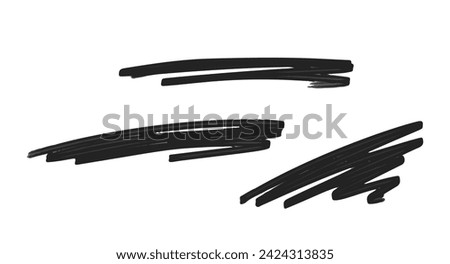 Handwritten Doodles, Squiggles, And Scribbles. Spontaneous, Playful Strokes Depicting Abstract Or Random Patterns