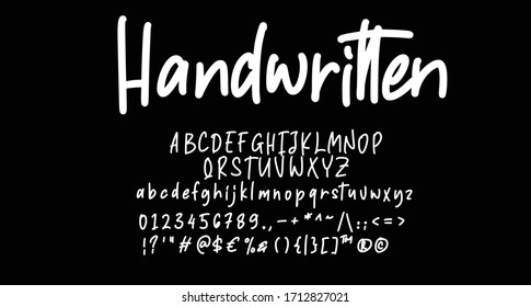 handwritten Font Calligraphy Monoline Script Brush Font Type Font lettering handwritten