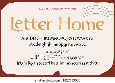 Tipo de letra manuscrito. Tipografía creativa sans serif alfabeto. Conjunto de etiquetas con letras modernas para el diseño de texto y logotipo. Tipo de vectores.