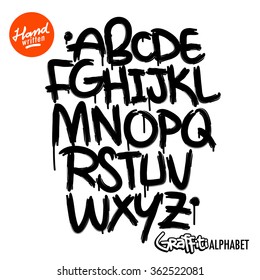 Handwritten Graffiti font