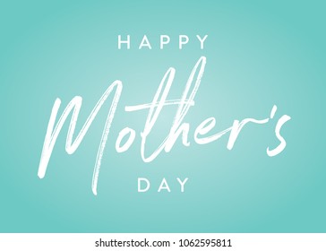 Handwritten Happy Mother's Day, Mother's Day Text, Parent Appreciation, Mother's Day Background, Best Mom Ever, Thank You Mom, Mom Greeting Card, Vector Illustration Background