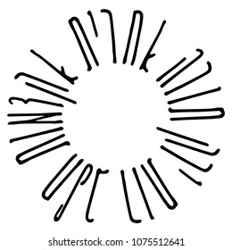 Handwritten Hebrew letter design vector in modern condensed typeface. Jewish holiday Shavuot customs named in Hebrew. Akdamut ("In Introduction") "milk, Book of Ruth, greenery, Bible", acronym "last".