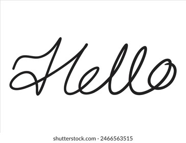 Diseño de Vector de caligrafía de saludo escrito a mano, mensaje de saludo elegante