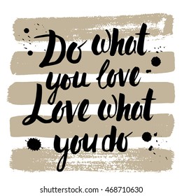 handwritten lettering composition