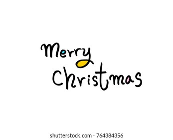Handwritten Lettering Happy Holiday - vector