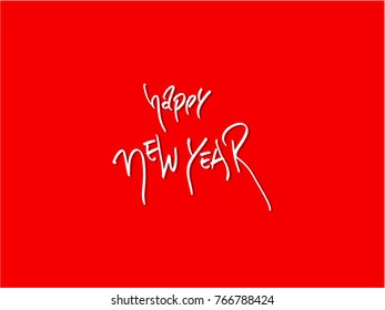 Handwritten Lettering Happy Holiday - vector