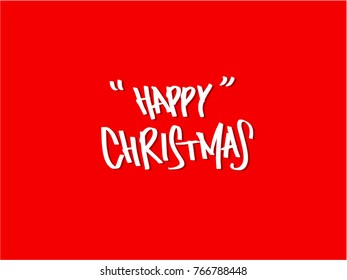 Handwritten Lettering Happy Holiday - vector