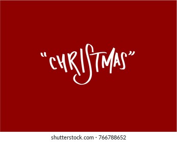 Handwritten Lettering Happy Holiday - vector