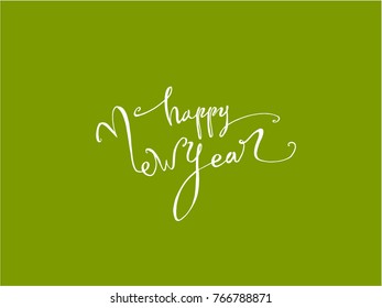 Handwritten Lettering Happy Holiday - vector