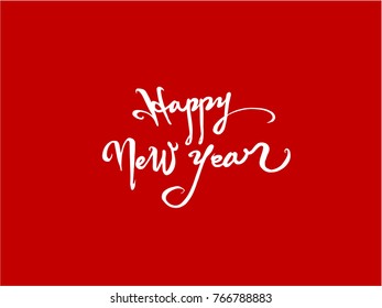 Handwritten Lettering Happy Holiday - vector