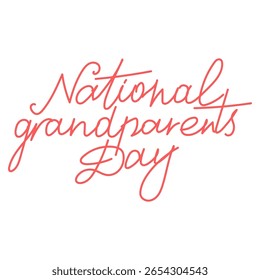 Handwritten Lettering for National Grandparents Day