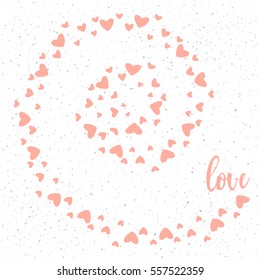 Handwritten lettering on white. Doodle handmade love quote and hand drawn heart for design t-shirt, wedding card, bridal invitation, valentine's day brochures,  scrapbook, album etc.