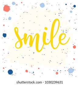 Handwritten lettering on white. Handmade quote and doodle hand drawn elements for design gift t shirt, greeting card, holiday invitation, book, party poster, shop banner, workshop advertising flyer