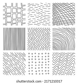 Handwritten Lines and strokes in different styles. Perfect for lettering and illustrations.