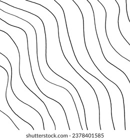 Handwritten Lines and strokes in different styles. Perfect for lettering and texture.