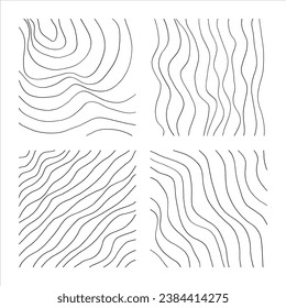 Handwritten Lines and strokes in different styles. Perfect for lettering and texture.