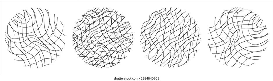 Handwritten Lines and strokes in different styles. Perfect for lettering and texture.
