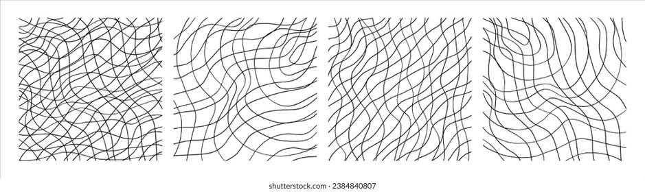 Handwritten Lines and strokes in different styles. Perfect for lettering and texture.