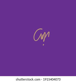 AM handwritten logo for identity