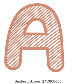 Handwritten Lowercase Letter A Vector
