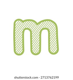 Ilustração de Vetor de Letra Minúscula Manuscrita