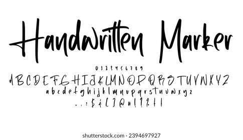 Best Alphabet Alphabet Pinselschrift Logotype Schrift Handschrift