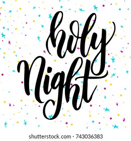 Handwritten modern brush lettering. Handwriting script quote. Vector element for design.