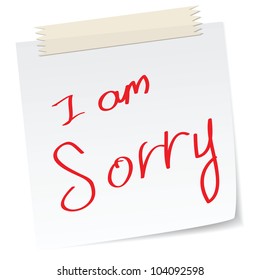 I Am Sorry Images Stock Photos Vectors Shutterstock